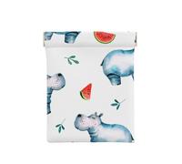 Acuarela Lindo Hipopótamo Sandía, Squeeze Top Wallet Bolsa de Almacenamiento para Mujer Monedero pequeño Bolsa de Cambio