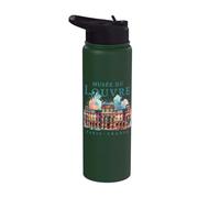 Acuarela Museo del Louvre Stainless Steel Insulated Water Bottle