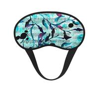 Acuarela Música Ramas Hojas, Cubiertas oculares completas, antifaces para dormir que bloquean la luz, orejeras opacas para dormir