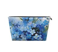 Acuarela No me Olvides Flores, Bolsa de artículos de tocador Bolsa de Maquillaje Bolsa de cosméticos Bolsa de artículos de tocador de Viaje portátil