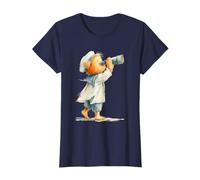 Acuarela Oso de Peluche Marinero Sombrero náutico bebé guardería decoración Camiseta