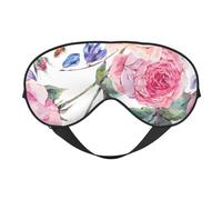 Acuarela Primavera Flor Vintage, Cubreojos completos Antifaz bloqueador de luz Antifaz para dormir Antifaz suave con los ojos vendados Noche