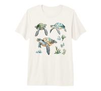 Acuarela Tortuga Marina Océ Camiseta Premium