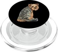 Acuarela Yorkshire Terrier Yorkie PopSockets PopGrip para MagSafe