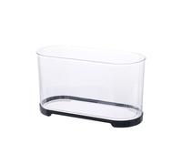 Acuario Acuario de Escritorio HD Transparente de acrílico pequeño, Acuario for Peces de Colores, Tanques de cría de Peces pequeños Peces Acuario(Negro,32cm*14.4cm*16cm)