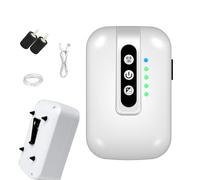 Acuario Air Pump, Silent Oxygen Aerator, 4,72 x 3,15 x 1,57 pulgadas, diseño compacto de bajo ruido, USB recargable Bubbler for saltwater, Freshwater, Betta, Shrimp, Garden Tanks, Live Bait, Fishing