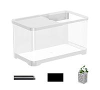 Acuario Compacto - Kit Para Principiantes Acuario, Set Para Principiantes | Acuario | Betta Set De Acuarios Marinos Decorativos Compactos Para Acuarios, Acuarios Para Peces Con Filtro Y Lámpara, Bañera