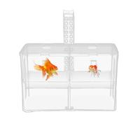 Acuario con Aislante para Peces - Doble cámara Transparente, separación eficiente, ajustes Flexibles, área de reproducción Segura | Ideal para Guppy Betta Shrimp Live Food Acuario de a