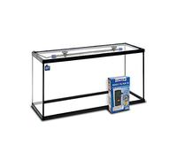 Acuario Cristal con Marco Negro 38 L. Filtro (P.50) + Tubo LUZ LED