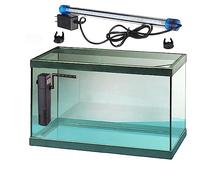 Acuario Cristal con Marco Negro 38 L. Filtro (XIL) + Tubo LUZ LED