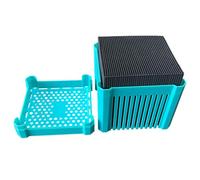 Acuario Cube Filter, Activated Carbon Cartridge, 4.41x4.41.x41 pulgadas Charcoal Deodorizer, Filtration Aid, Fishes Tank Supplies, Effective for Freshwater, Saltwater Tanks Fish