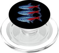 Acuario de Agua Dulce Blue Tetra Paracheirodon innesi PopSockets PopGrip para MagSafe