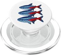 Acuario de Agua Dulce Blue Tetra Paracheirodon innesi PopSockets PopGrip para MagSafe