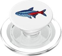 Acuario de Agua Dulce Blue Tetra Paracheirodon innesi PopSockets PopGrip para MagSafe