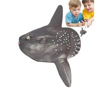 Acuario de peces falsos: modelo realista de peces marinos, juguete decorativo para niños, accesorio de exhibición de mesa | Divertida decoración del hogar, accesorio de fotografía, decoración de fiest