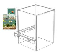 Acuario de recarga automática, peceras de presión negativa, ascensor de peces, acuario invertido | Suspensión al vacío, agua, tanque de acrílico ligero, aumenta la actividad de pescado