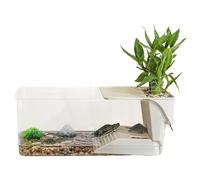 Acuario De Tortugas | Acuario Multifuncional | Suministro De Mascotas Hábitat De Terrario para Alimentar A Los Cangrejos Ermitaños De Rana De Rana De De De Tortuga