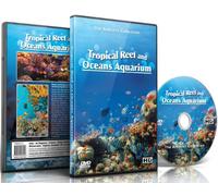 Acuario DVD - Tropical Reef & Oceans Aquarium con coloridos corales y peces
