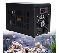 Acuario Enfriador de Agua electrónico para acuarios de 60L/160L/300L, Unidad Digital de enfriamiento y Calentamiento de Peces con Bomba/Manguera, para hidroponía, arrecifes de Coral, Acuario