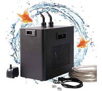 Acuario Enfriador de Agua para pecera de 160L, 300L y 500L, diseño silencioso, compresor de refrigeración para Cultivo hidropónico, Coral, camarones y Cristal, 300L