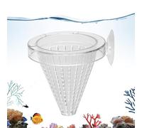 Acuario Feeding Dish | Suction Cup Aquarium Red Worm Bowl - Fish Tank Feeding Bowl, for Living Room Tabletop Foyer Entryway Bedroom Landscaping Home