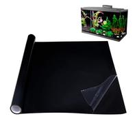 Acuario genérico,pantalla de acuario, cartel de acuario de peces lienzo de acuario, papel pintado decorativo de adhesión electrostática, tanque Negro, Accesorios