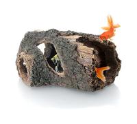 Acuario grande Betta tronco de resina hueco para árbol decoración de tronco de madera artificial para casa de peces, corteza de cueva, adorno de tronco para pecera, decoración de acuario para esconder