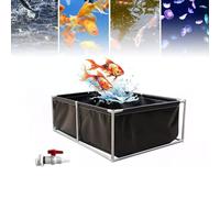 Acuario independiente de interior para peces koi, tanque temporal de retención y visualización para cultivo koi y riego agrícola