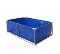 Acuario Interior Independiente para Koi/pez Dorado,Cisterna De Lona Móvil Al Aire Libre Digestor De Biogás,Puente Bolsa De Agua Prepresurizada Tanque De Acuicultura De Plástico Grande para Marco