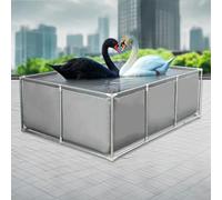 Acuario Interior Independiente para Koi/pez Dorado,Cisterna De Lona Móvil Al Aire Libre Digestor De Biogás,Puente Bolsa De Agua Prepresurizada Tanque De Acuicultura De Plástico Grande para Marco
