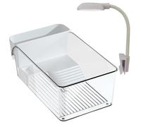 Acuario, Kit Completo de hábitat para Tortugas con área multifunción y Filtro de Agua para Tortugas y Animales acuáticos. Acuario de