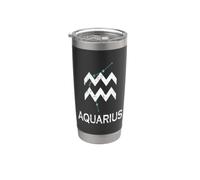 Acuario Libertad y Originalidad Vaso térmico de acero inoxidable de doble pared