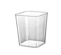 Acuario Mini pecera de acrílico Transparente Cuadrada for decoración de Escritorio de Sala de Estar Peces Acuario