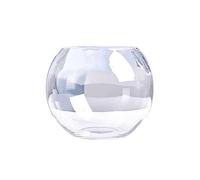 Acuario para Peces Pecera pequeña de Oficina, pecera de Vidrio Transparente Engrosado, Tortuga, Sala de Estar, Escritorio for el hogar, pecera Redonda pequeña de Peces Dorados Aquarios de Peixes (Siz