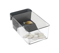 Acuario para Tortugas - Área de Baño Solar - Hábitat para Reptiles - para Cuidado De Mascotas En Interiores, Tortugas Bebés, Cangrejos De Río, Cangrejos, Anfibios, Reptiles, Educación