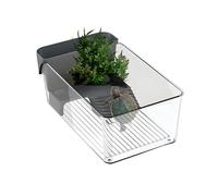 Acuario para Tortugas, Habitat de Baños de Sol,Kit de Acuario para Tortugas - para Observación de Bebés, Cangrejos, Cangrejos, Anfibios, Cuidado de Animales y Educación e Interior