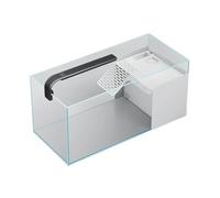 Acuario para Tortugas Tanque de alimentación doméstico for Tortugas con Plataforma trepadora for separación lo seco y húmedo