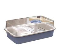 Acuario para Tortugas Tanque de alimentación Tortugas, separación heces, Simplicidad Escritorio doméstico(Blue)