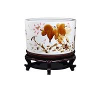 Acuario Pecera de cerámica for interior y exterior, pecera china de cerámica for alimentación de tortugas, pecera decorativa for jardín, terraza, sala de estar, decoración de escritorio Peces Acuario(