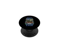 Acuario pecera Fishkeeper Best Cichlid Dad Ever PopSockets PopGrip Adhesivo