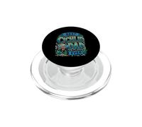 Acuario pecera Fishkeeper Best Cichlid Dad Ever PopSockets PopGrip para MagSafe