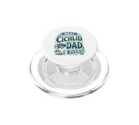 Acuario pecera Fishkeeper Best Cichlid Dad Ever PopSockets PopGrip para MagSafe