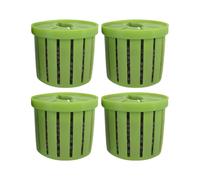 Acuario Plant Cup, Acuático Planta Baloncesto, Mini Planter Container, 4x3.5cm Estable Mesh Base, Decorative Cup Design, for Wall Shelf Desk Pond Display Blends Seamlessly