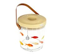 Acuario Portátil: Minúsculo Acuario, Jaula De PP, De PP Transparente Iluminado Y PC Mejora La Visibilidad, Soporta El Flujo De Oxígeno Y Ofrece Una Durabilidad Portátil Silenciosa Para Las Ba