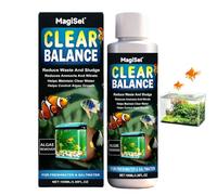 Acuario, reductor de agua dulce, degrada el pienso no consumido, los residuos de plantas muertas y los excrementos, contra la turbidez y las algas, para dulce, marinos, camarones corales, 100 ml