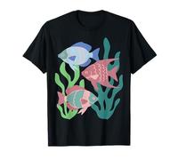 Acuario Retro Tropical de Mediados de Siglo Camiseta
