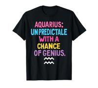 Acuario Signo del Zodiaco Estrella astrología cumpleaños horóscopo Camiseta