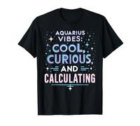 Acuario Signo del Zodiaco Estrella astrología cumpleaños horóscopo Camiseta