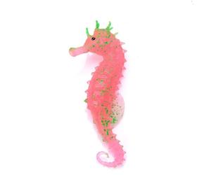 Acuario Simulado Peces - 3.14 pulgadas que brillan de caballo de mar, criaturas marinas artificiales flotantes, figuras luminosas decorativas | Decoración realista del resplandor 'acuarios