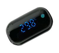 Acuario Temperatura Gauge, Auto Adhesive Sensor Display, Digital LCD Screen Monitor, Accurate Easy-Read Design, Fish Tank Thermometer, Ideal para Freshwater, Saltwater Acuarios